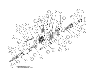 Section 29 Diagram and Parts List for MK-4020KBG 167420-20G MK Diamond Concrete Saw